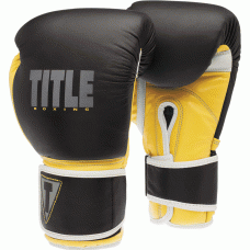 Боксерські рукавички Title Gel Command Boxing Gloves Black Yellow